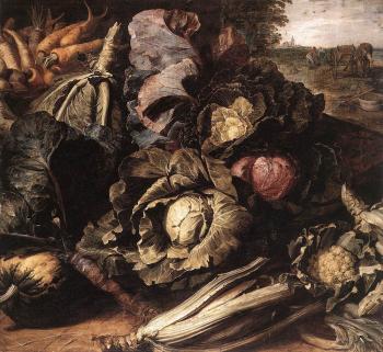 弗朗斯 斯奈德斯 Vegetable Still Life 弗朗斯 斯奈德斯 Vegetable Still Life